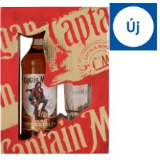 Captain Morgan Spiced Gold fűszeres jamaicai rumból készült szeszesital + 1 db pohár 35% 0,7 l