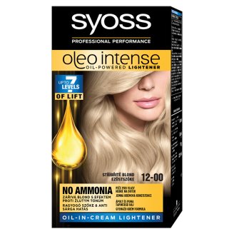 Syoss Color Oleo intenzív olaj hajfesték 12-0 ezüstszőke