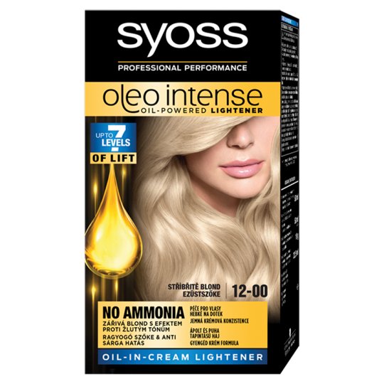 Syoss Color Oleo intenzív olaj hajfesték 12-00 ezüstszőke