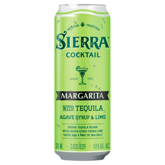 Sierra Margarita Alcoholic Drink 4,9% 0,33 l