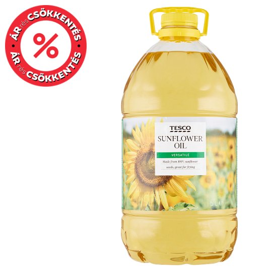 Tesco finomított napraforgó-étolaj 5 l