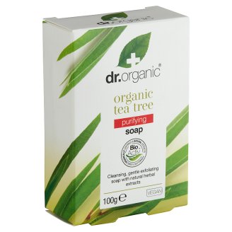 Dr. Organic Bioactive Skincare szappan BIO teafaolajjal 100 g