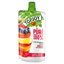 Topjoy 100% alma-sárgarépa-banán-málna-eper-áfonya püré 120 g