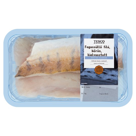 Tesco Defrosted Pikeperch Fillet with Skin