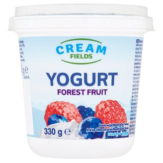 Cream Fields zsírszegény, élőflórás, erdei gyümölcs ízű joghurt 330 g