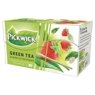 Pickwick eperízű zöld tea indiai citromfűvel 20 filter 30 g