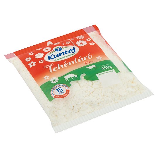 Kuntej kunsági félzsíros tehéntúró 450 g