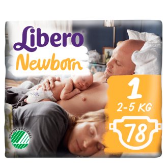 Libero Newborn 1 2-5 kg prémium pelenkanadrág 78 db