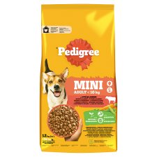 Pedigree Mini Adult teljes értékű szárazeledel felnőtt kutyák számára marhával és zöldségekkel 12 kg