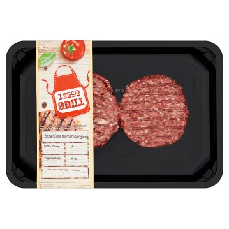 Tesco Grill extra húsos marhahúspogácsa 440 g