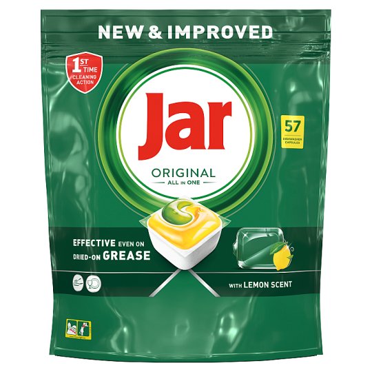 Fairy Original All In One Dishwasher Tablets Lemon, 57 Tablets Tesco