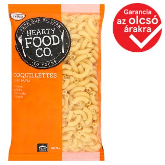 Hearty Food Co. szarvacska 2 tojásos száraztészta 500 g