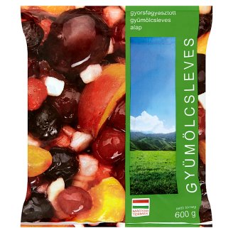 Gyorsfagyasztott gyümölcsleves alap 600 g