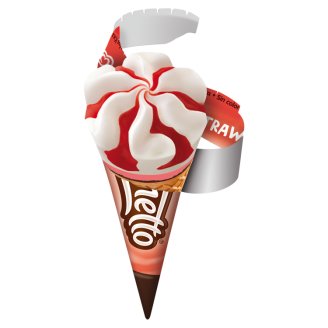 Cornetto eper tölcséres jégkrém 125 ml