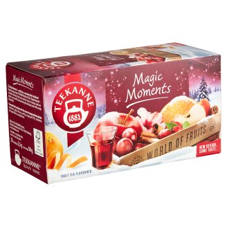 Teekanne World of Fruits Magic Moments rumos szőlő- és narancsízű gyümölcstea keverék 20 filter 50 g