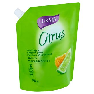 Luksja Citrus gyümölcsös folyékony szappan utántöltő lime és manuka mézzel 900 ml