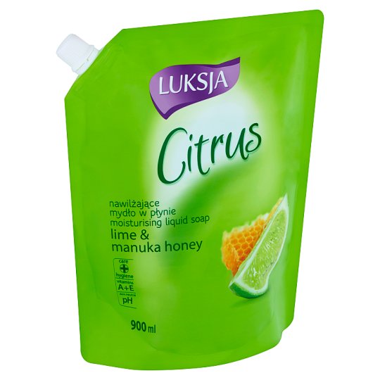 Luksja Citrus gyümölcsös folyékony szappan utántöltő lime és manuka mézzel 900 ml