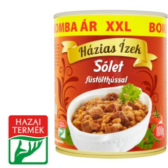 Házias Ízek sólet füstölthússal 800 g