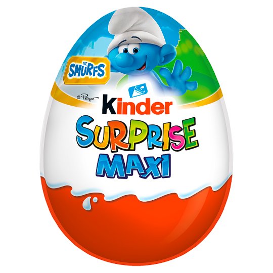 Kinder Surprise Maxi belső tejes réteggel bevont tejcsokoládé tojás belsejében meglepetéssel 100 g