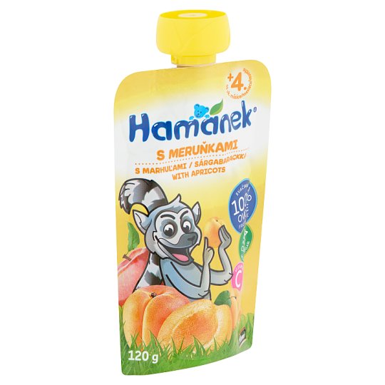 Hamánek bébidesszert sárgabarackkal 4 hónapos kortól 120 g