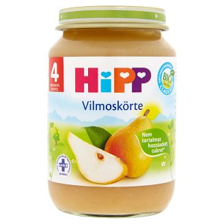 HiPP glutén- és tejszármazékmentes vilmoskörte bébidesszert 4 hónapos kortól 190 g