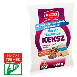 Detki cukormentes darált háztartási keksz édesítőszerekkel 350 g