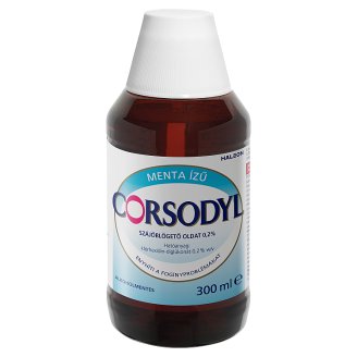 Corsodyl alkoholmentes szájöblögető oldat 300 ml
