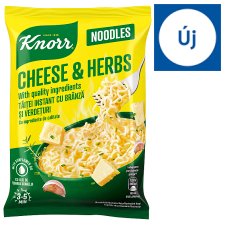 Knorr Noodles sajtos-zöldfűszeres instant tésztás leves 61 g