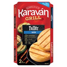 Karaván Grill Tallér natúr grillsajtkészítmény tejszínnel és tojásfehérjével 2 x 70 g (140 g)