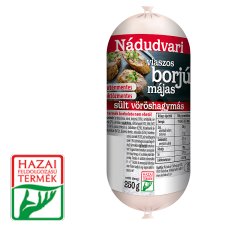 Nádudvari sült vöröshagymás viaszos borjú májas 250 g