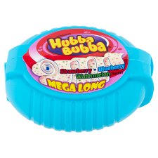 Hubba Bubba Mega Long Strawberry-Blueberry-Watermelon Flavoured Chewing Gum 56 g