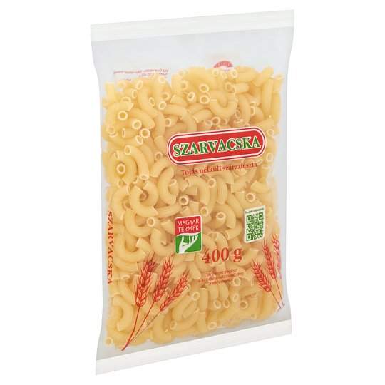 Szarvacska tojás nélküli száraztészta 400 g