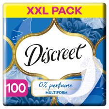 Discreet Breathable Multiform non-scented Pantyliners x100