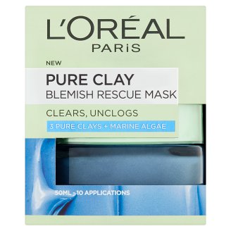 L'Oréal Paris Pure Clay maszk mitesszerek ellen 50 ml