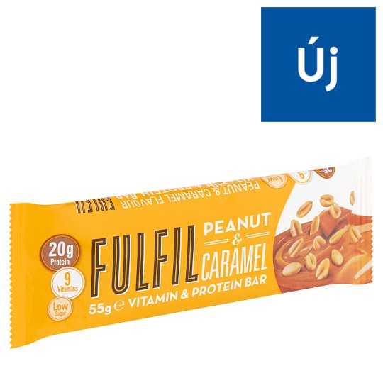 Fulfil mogyoró & karamell vitamin- és proteinszelet 55 g