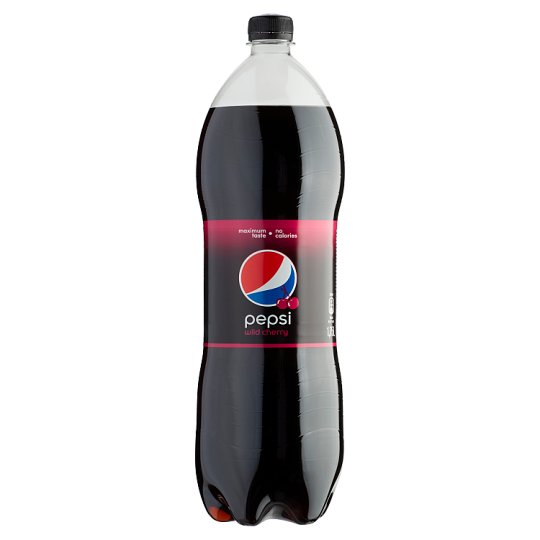 Pepsi Wild Cherry colaízű energiamentes szénsavas üdítőital édesítőszerrel, meggy ízesítéssel 1,75 l