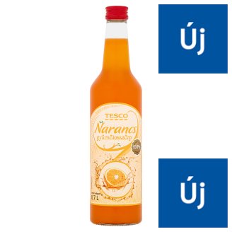 Tesco narancs gyümölcsszörp 0,7 l