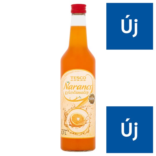 Tesco narancs gyümölcsszörp 0,7 l