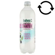 Hohes C Antiox Water feketeribizli menta ízű természetes ásványvíz alapú üdítőital 0,75 l