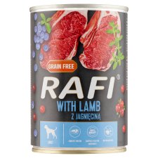 Rafi Complete Food for Adult Dogs of All Breeds with Lamb 400 g