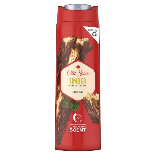 Old Spice Timber With Mint Tusfürdő Férfiaknak, 400 ml