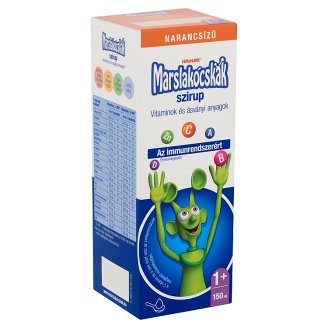 Marslakócskák narancsízű étrend-kiegészítő szirup 1 éves kortól 150 ml