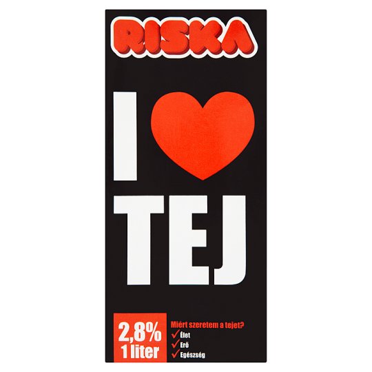 Riska I Love UHT tej 2,8% 1 l