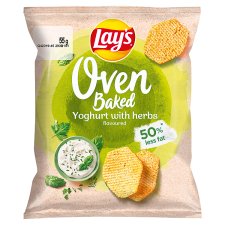 Lay's kemencében sütött joghurtos-zöldfűszeres ízesítésű burgonyachips 55 g