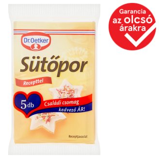 Dr. Oetker Sütőpor családi csomag 5 x 12 g