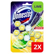 DOMESTOS Power5 Lime Toilet Rimblock 2 x 55 g