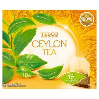 Tesco Ceylon filteres fekete tea 75 filter 150 g