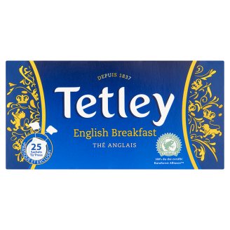Tetley English Breakfast filteres fekete tea 25 filter 50 g