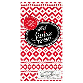 Tesco Finest svájci étcsokoládé 100 g