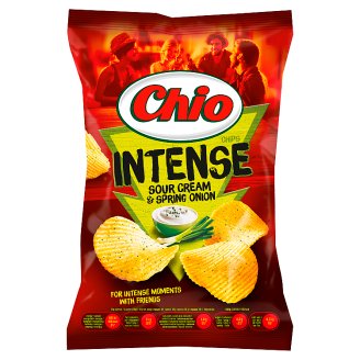 Chio Intense újhagymás-tejfölös burgonyachips 70 g
